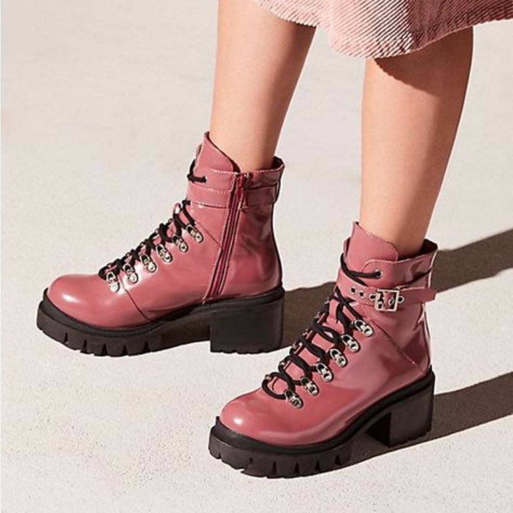 Jeffrey Campbell Czech Lug Sole Boots LNC W10